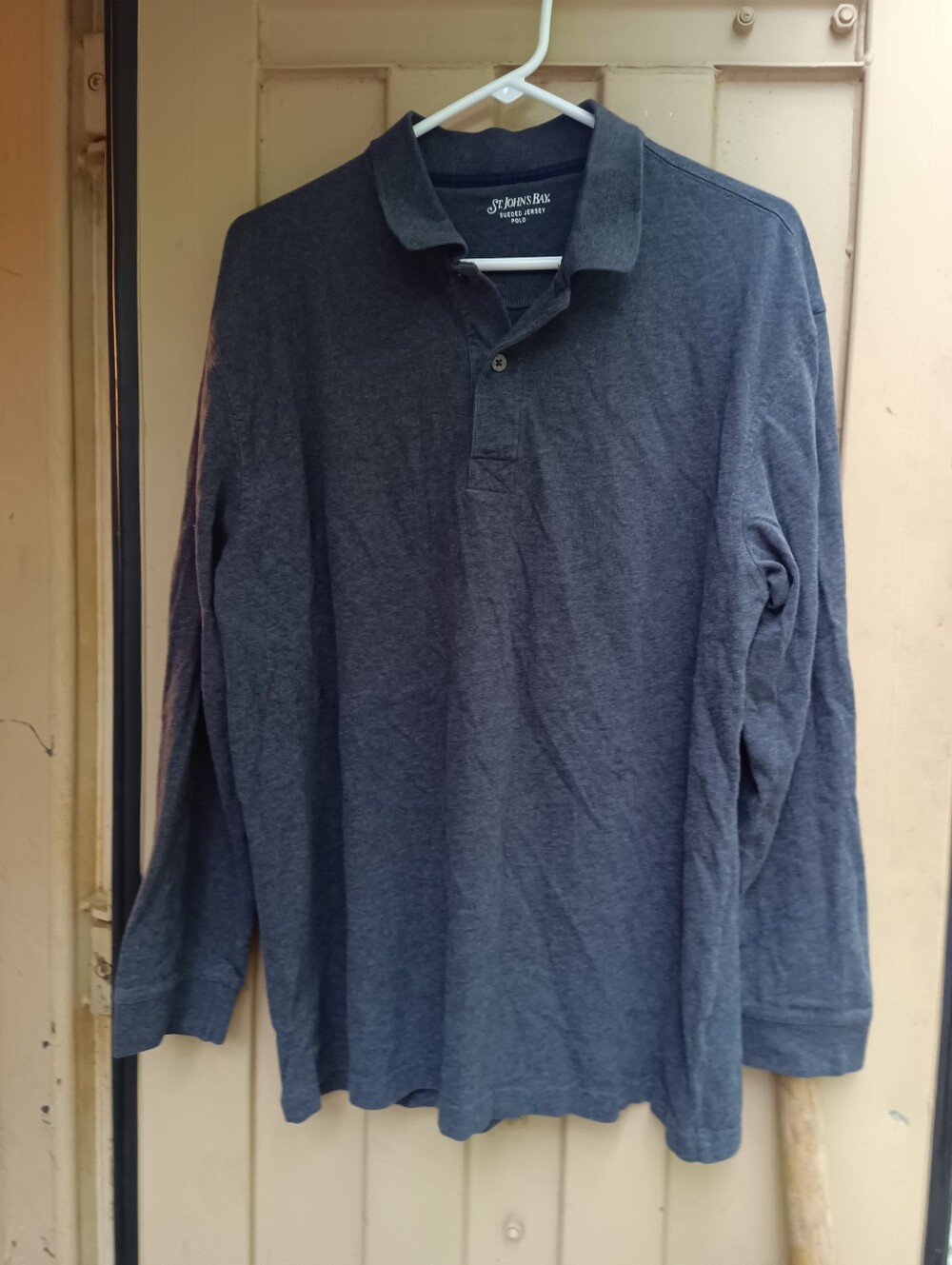 St John's Bay Grey Shirt Large